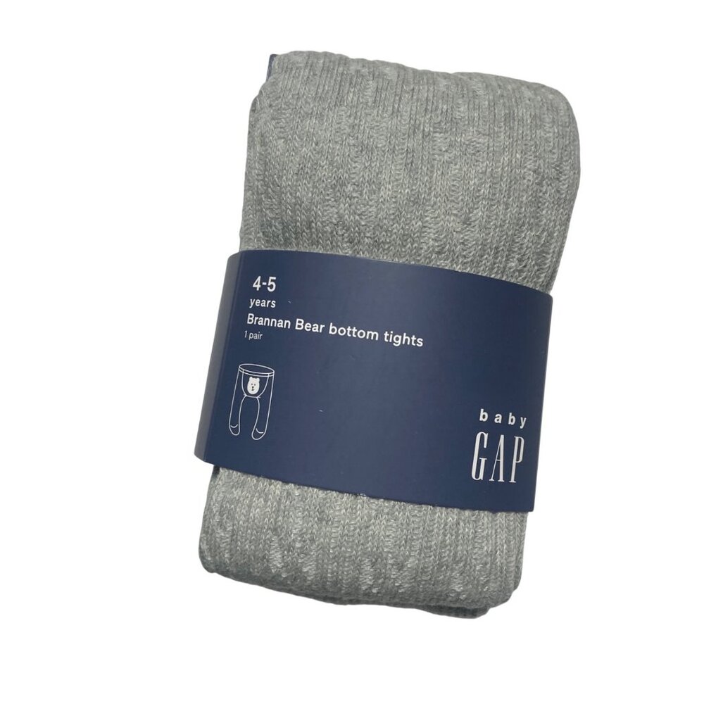 Baby Gap Brannan Bear Bottom Tights‎ Gray 4-5 Years Durable Knit
